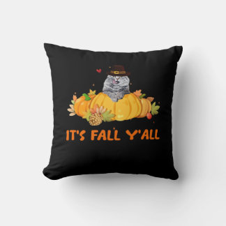 It’s Fall Y’all Cute Lovers Thanksgiving Vintage C Cushion