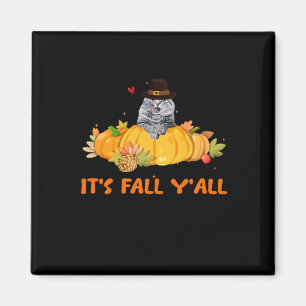 It’s Fall Y’all Cute Lovers Thanksgiving Vintage C Magnet