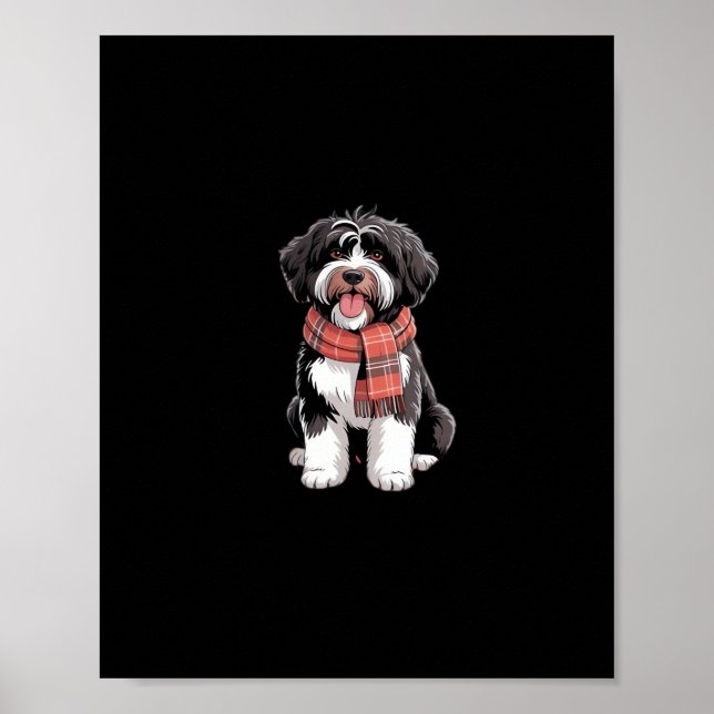 It’s Fall Y’all Cute Schnoodle Autumn Tree Fall Le Poster (Front)