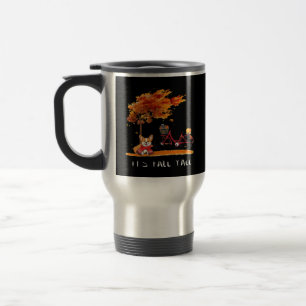 It’s Fall Y’all Dachshund Autumn Costume Travel Mug