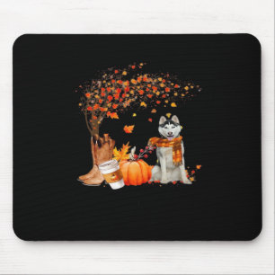 It’s Fall Y’all Dog Autumn Aesthetic Style Mouse Pad