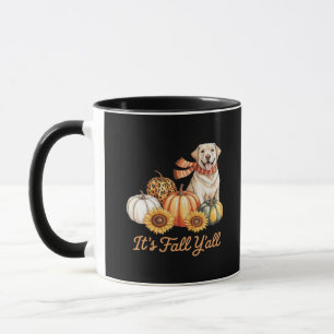 It’s Fall Y’all Dog Leopard Pumpkin Fall Creative  Mug