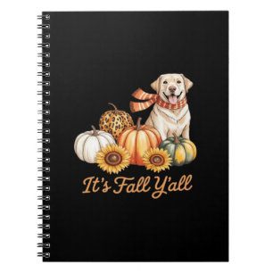 It’s Fall Y’all Dog Leopard Pumpkin Fall Creative Notebook
