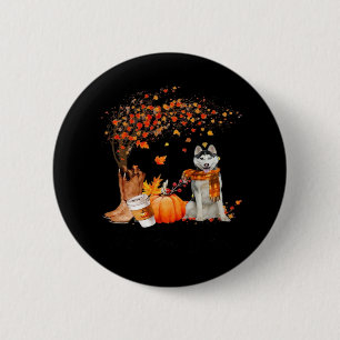 It’s Fall Y’all Dog Thanksgiving Halloween Aesthet 6 Cm Round Badge