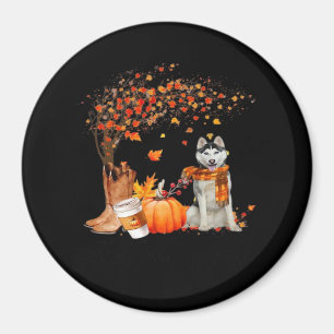 It’s Fall Y’all Dog Thanksgiving Halloween Aesthet Magnet