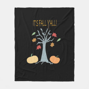 It’s Fall Y’all Essential Funny Trendy Fleece Blanket