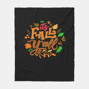 It’s Fall Y’all Essential Retro Classic Fleece Blanket