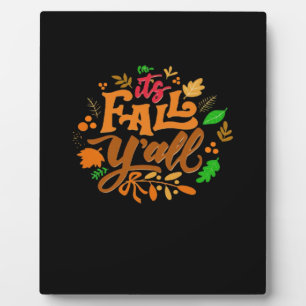 It’s Fall Y’all Essential Retro Classic Plaque