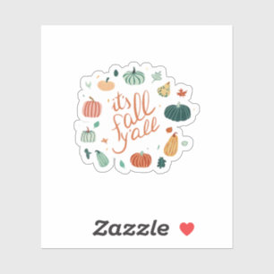 It’s Fall Y’all. Fall With Pumpkins And Leaves