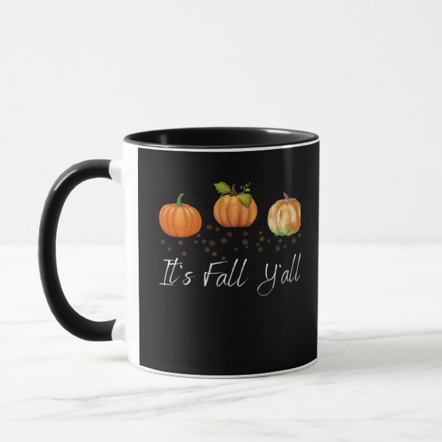 It’s Fall Y’all Funny Quote Mug (Left)