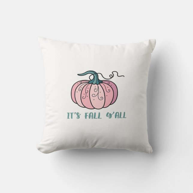 It’s Fall Y’all Funny Trendy Cushion (Front)