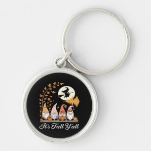 It’s Fall Y’all Gnomes Autumn Fall Key Ring