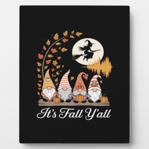 It’s Fall Y’all Gnomes Autumn Fall Plaque