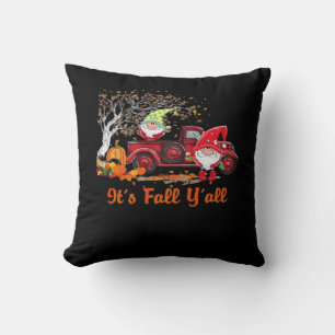 It’s Fall Y’all Gnomes Pumpkin Spice Cushion