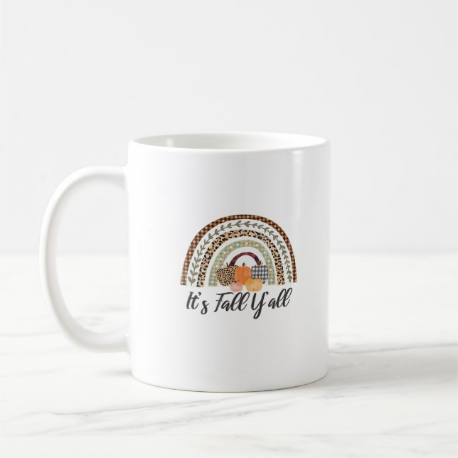 It’s Fall Y’all Graphic Style Coffee Mug (Left)