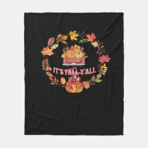 It’s Fall Y’all Harvest Road Fleece Blanket