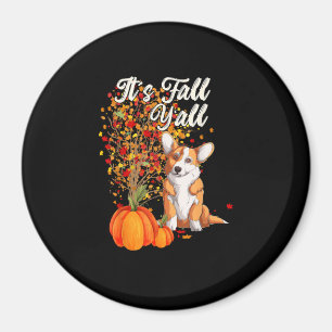 It’s Fall Y’all Leaf Fall Tree Hello Autumn Thanks Magnet