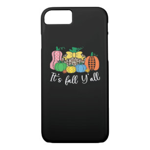 It’s Fall Y’all Leopard Pattern Pumpkin iPhone 8/7 Case