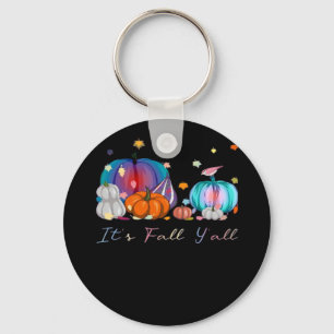 It’s Fall Y’all Magic Pumpkin Autumn Style Key Ring