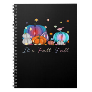It’s Fall Y’all Magic Pumpkin Autumn Style Notebook
