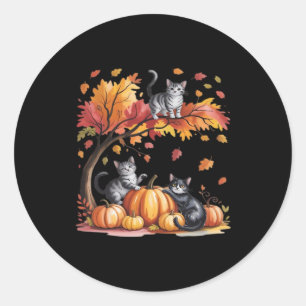 It’s Fall Y’all Minimal Clean Classic Round Sticker