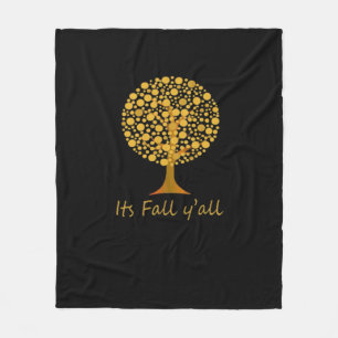 It’s Fall Y’all Minimal Clean Fleece Blanket