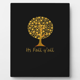 It’s Fall Y’all Minimal Clean Plaque