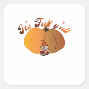 It’s Fall Y’all Minimal Clean Square Sticker