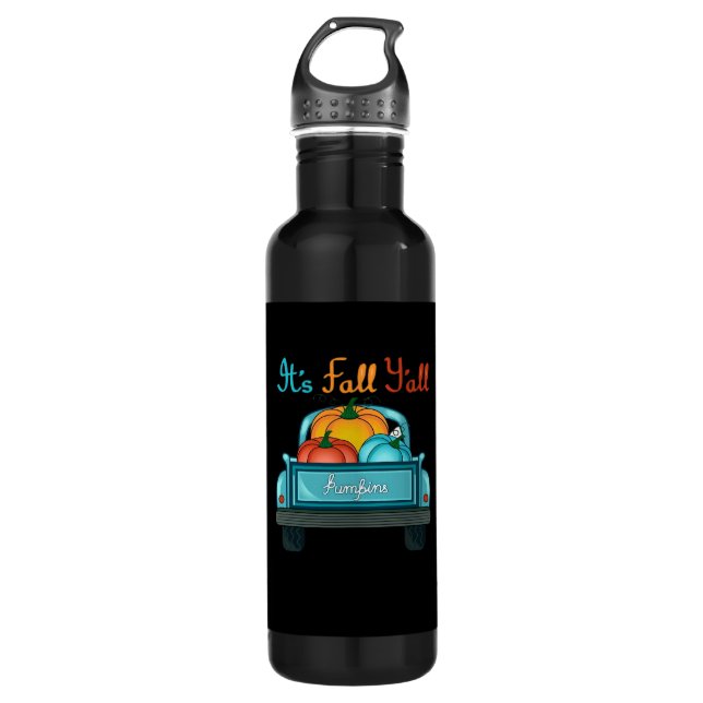 It’s Fall Y’all Pumpkin Cool Unique 710 Ml Water Bottle (Front)