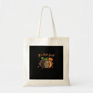 It’s Fall Y’all Pumpkin Leopard Nurse Halloween Tote Bag