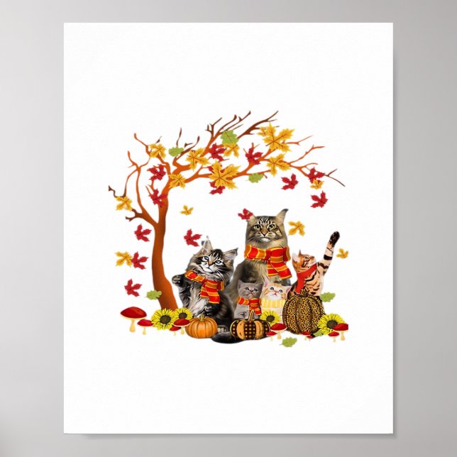 It’s Fall Y’all Pumpkin Lover Halloween Thanksgivi Poster (Front)