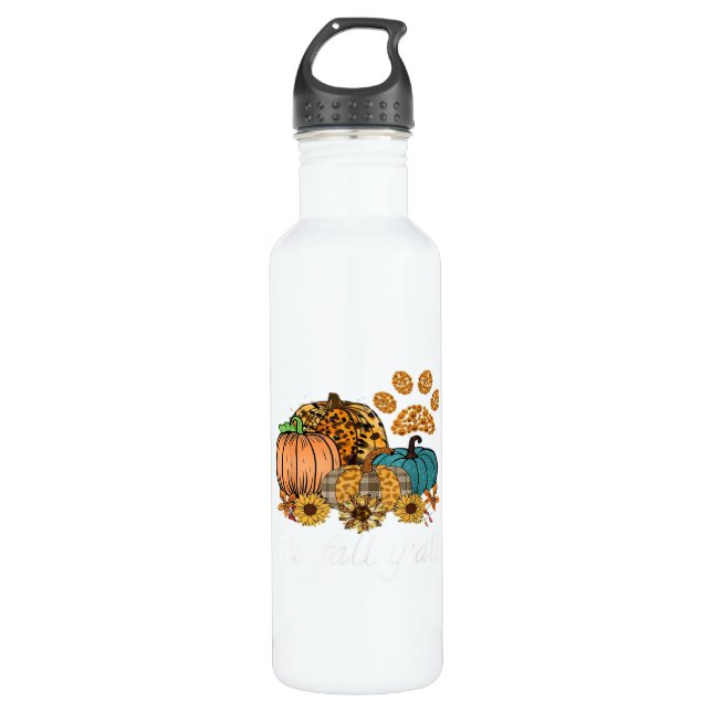 It’s Fall Y’all Pumpkin Minimal Clean 710 Ml Water Bottle (Front)
