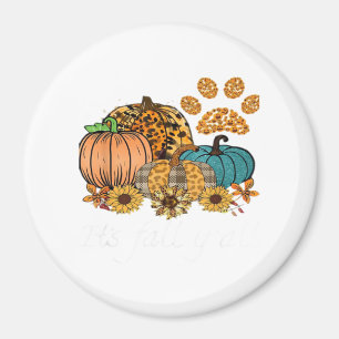 It’s Fall Y’all Pumpkin Minimal Clean Magnet