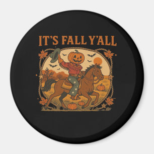 It’s Fall Y’all Pumpkin Minimal Clean Magnet