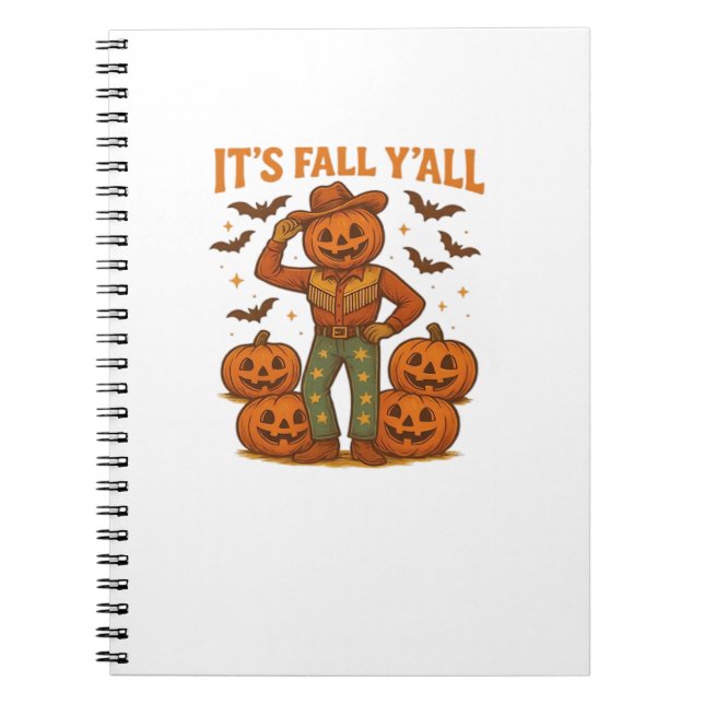 It’s Fall Y’all Pumpkin Notebook (Front)
