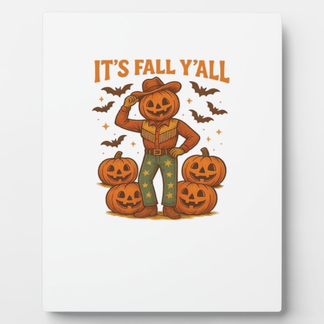 It’s Fall Y’all Pumpkin Plaque (Front)