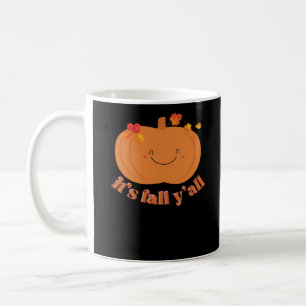 It’s Fall Y’all Pumpkin Retro Classic Coffee Mug