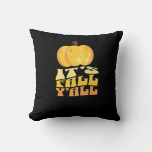 It’s Fall Y’all Pumpkin Retro Classic Cushion