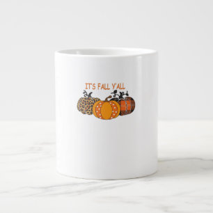 It’s Fall Y’all Pumpkin Thanksgiving Large Coffee Mug