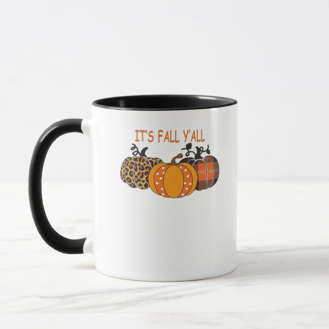 It’s Fall Y’all Pumpkin Thanksgiving Mug (Left)