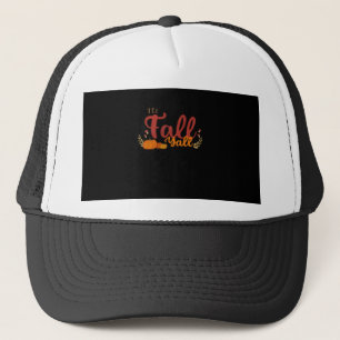 It’s Fall Y’all Pumpkins and Mushrooms Autumn Trucker Hat