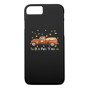 It’s Fall Y’all Pumpkins Autumn Fall Minimal Clean iPhone 8/7 Case