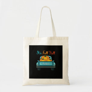 It’s Fall Y’all Pumpkins Truck Funny Graphic Tote Bag