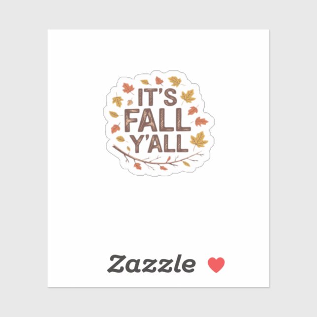 It’s Fall Y’all Retro Classic Design (Sheet)