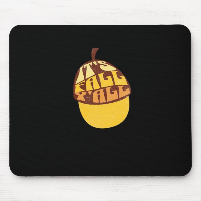 It’s Fall Y’all Retro Classic Mouse Pad (Front)