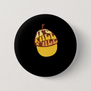 It’s Fall Y’all Retro Classic Style 6 Cm Round Badge
