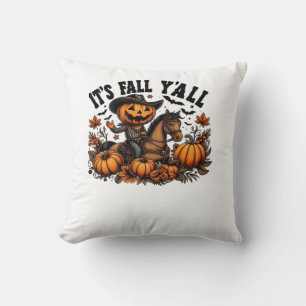 It’s Fall Y’all Retro Halloween Cushion