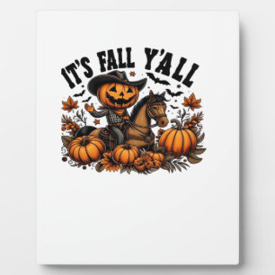 It’s Fall Y’all Retro Halloween Plaque