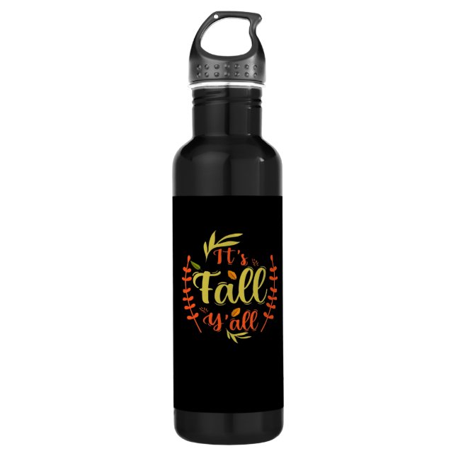 It’s Fall Y’all Thanksgiving Classic Casual 710 Ml Water Bottle (Front)