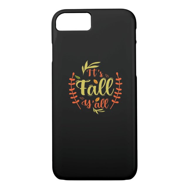 It’s Fall Y’all Thanksgiving Classic Casual Case-Mate iPhone Case (Back)